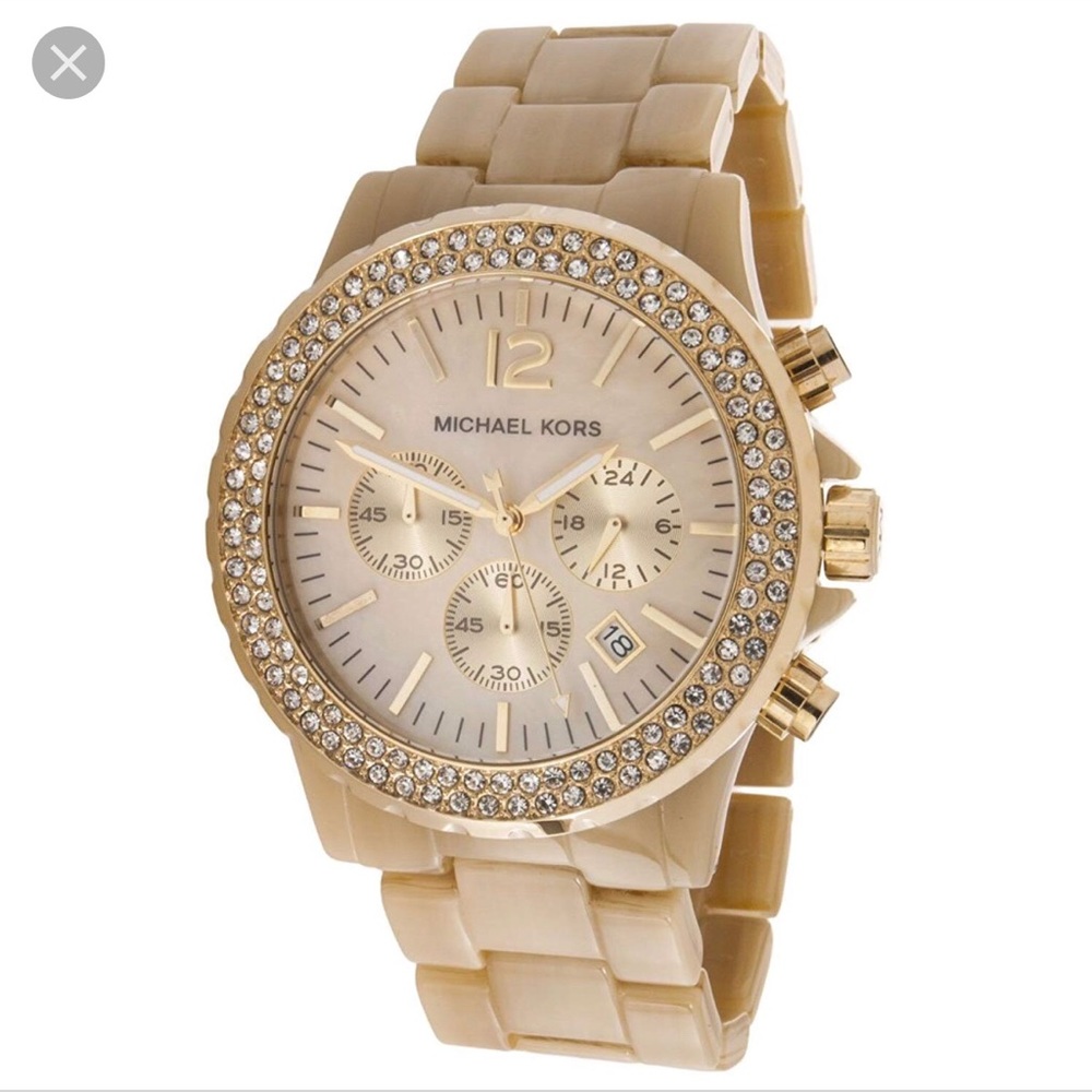 Michael Kors Women’s MK5558 Madison Horn Watch